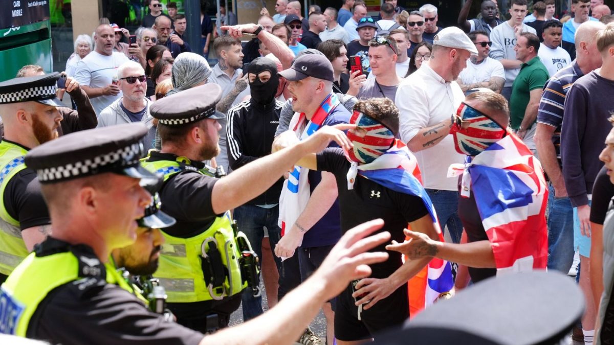 Protests in Leeds, August 2024