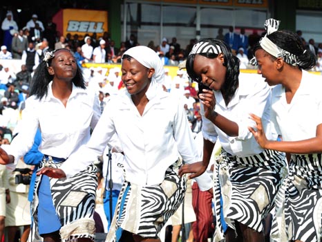 President Jacob Zuma attends the service to mark International